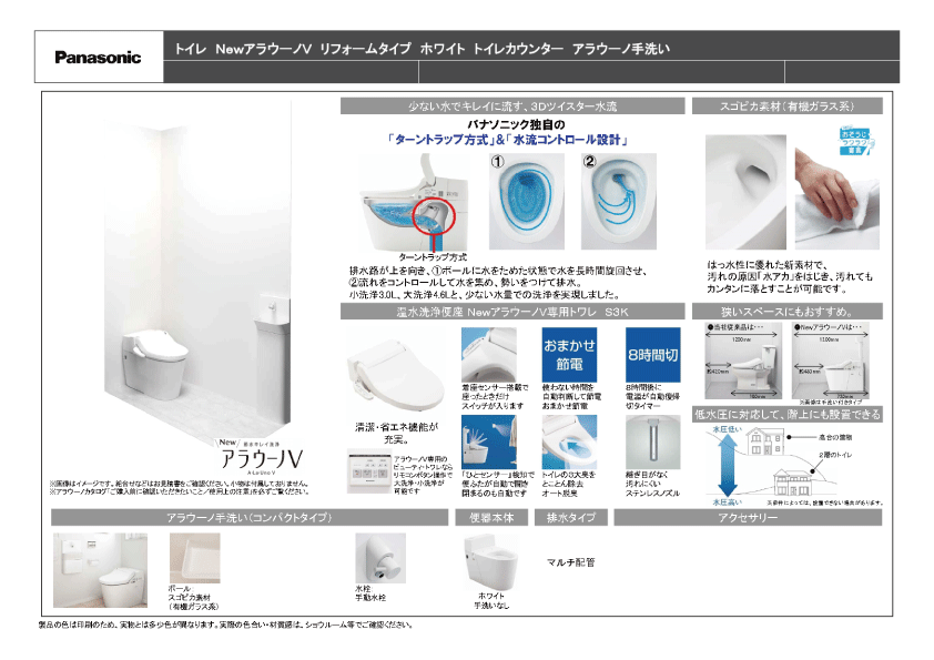アラウーノV手洗い無し